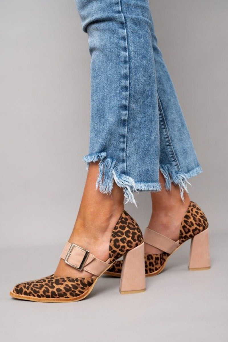 Vittoria™ | Sandali Leopardati in Camoscio