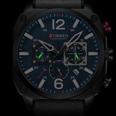 Orologio al Quarzo in Pelle d'Affari™ - Olsen & Olsen