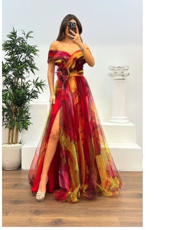 Daniela - Stupenda Maxi Dress Off Shoulder