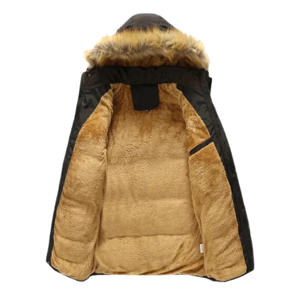 Giacca Invernale Elegante in Pile Imbottito