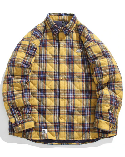 Giacca Imbottita in Cotone Vintage