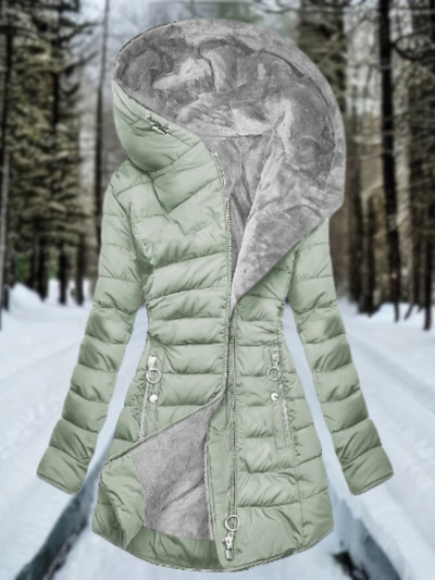 Vela | Cappotto peloso caldo per le donne