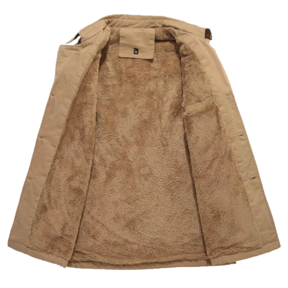 Cappotto Trench Elegante Imbottito