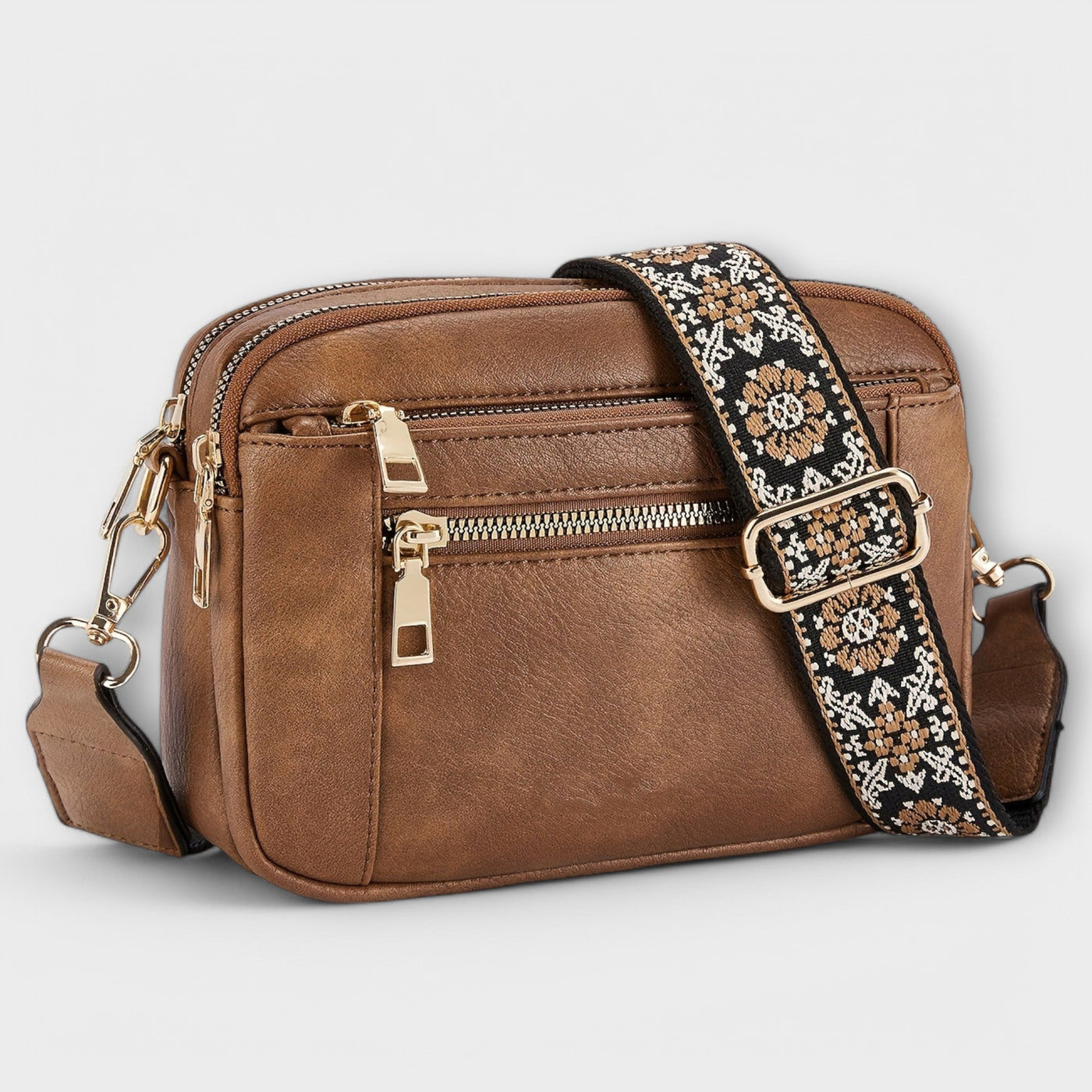 Nora. - Borsa a tracolla in pelle vegana