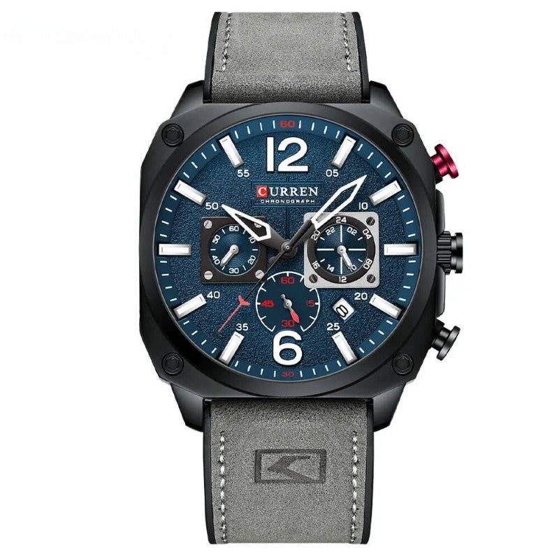 Orologio al Quarzo in Pelle d'Affari™ - Olsen & Olsen