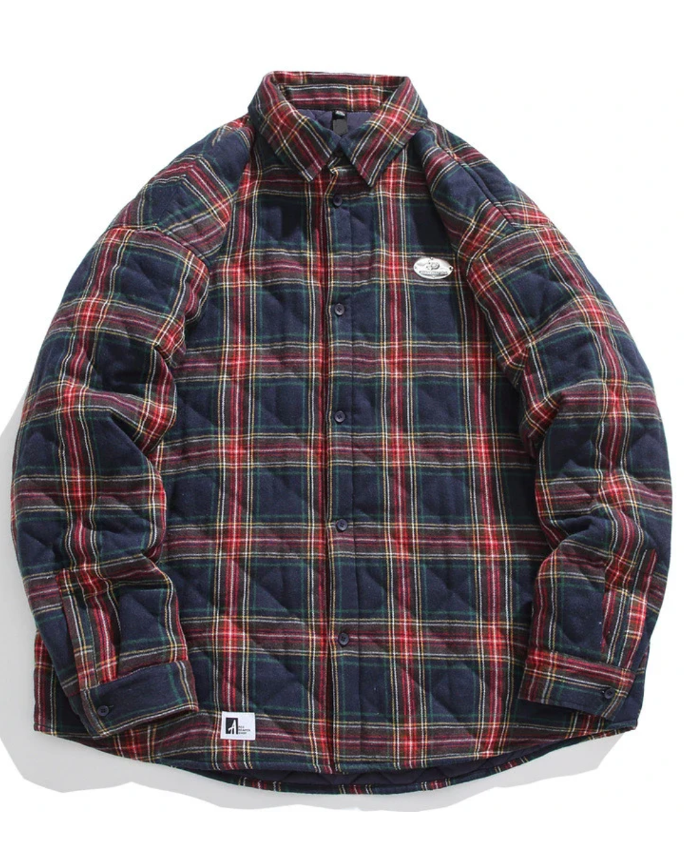 Giacca Imbottita in Cotone Vintage