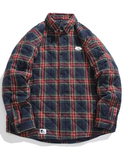 Giacca Imbottita in Cotone Vintage