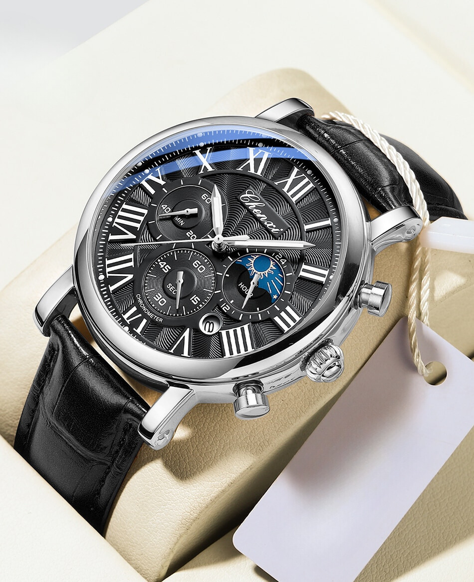 Orologio Quarzo con Cinturino in Pelle di Lusso™ - Olsen & Olsen