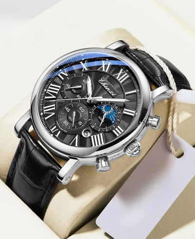 Orologio Quarzo con Cinturino in Pelle di Lusso™ - Olsen & Olsen