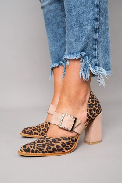 Vittoria™ | Sandali Leopardati in Camoscio