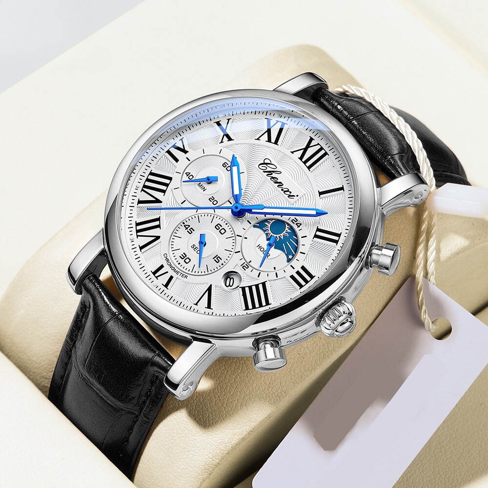 Orologio Quarzo con Cinturino in Pelle di Lusso™ - Olsen & Olsen