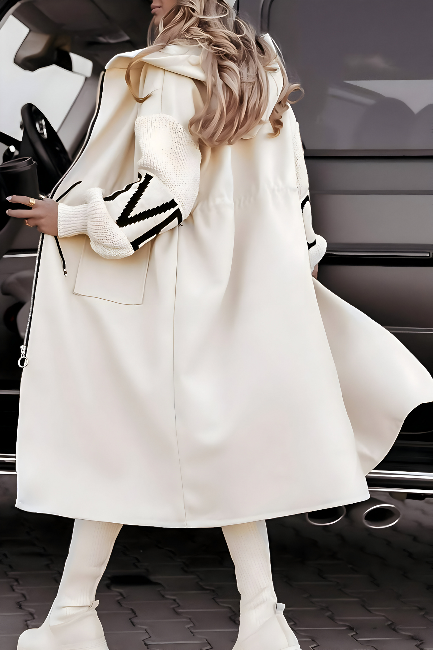 Rosana | Elegante Cappotto con Cappuccio