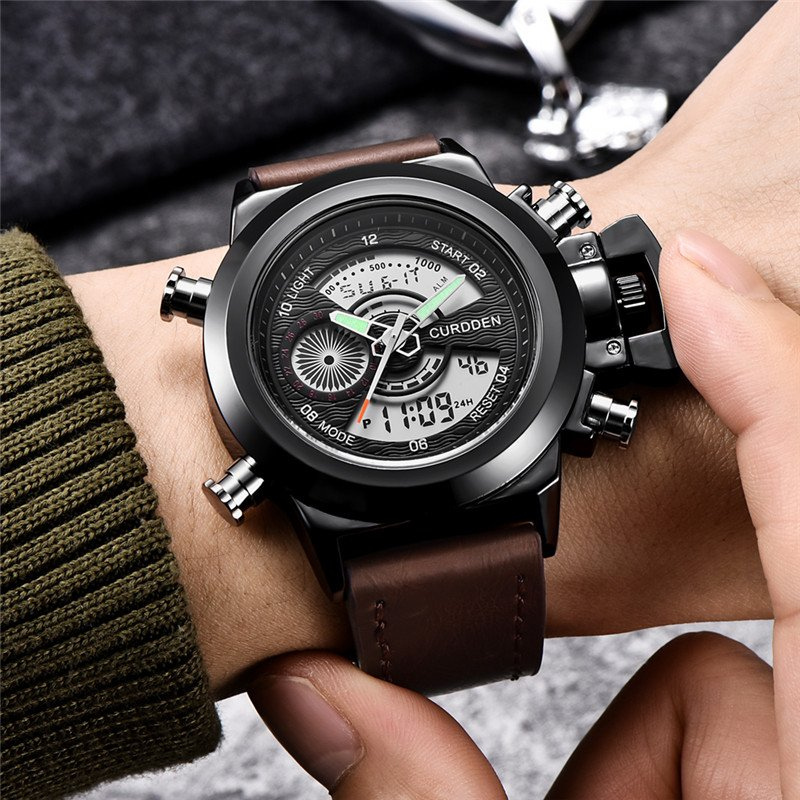 Orologio Chronografo di Moda a Doppio Tempo Ur™ Olsen & Olsen