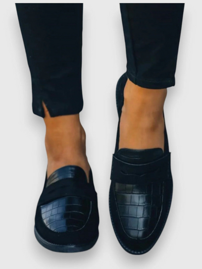 AVA CROC-DETAIL LOAFERS ORTOPEDICI