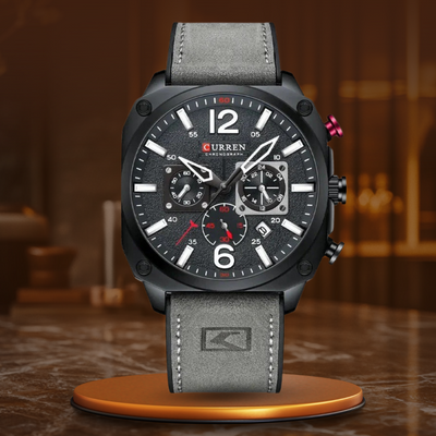 Orologio al Quarzo in Pelle d'Affari™ - Olsen & Olsen