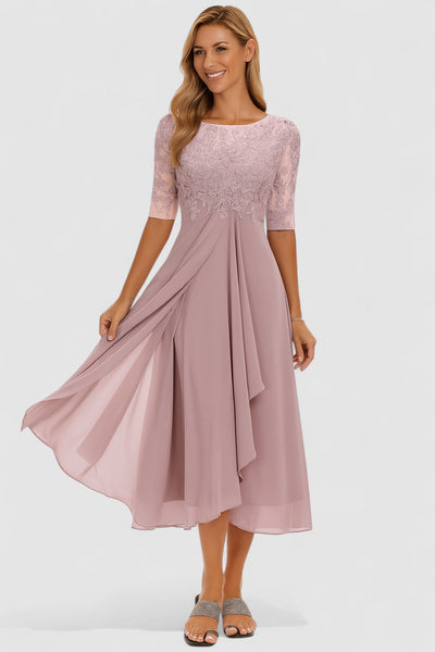 Elisa-Abito formale elegante con pizzo