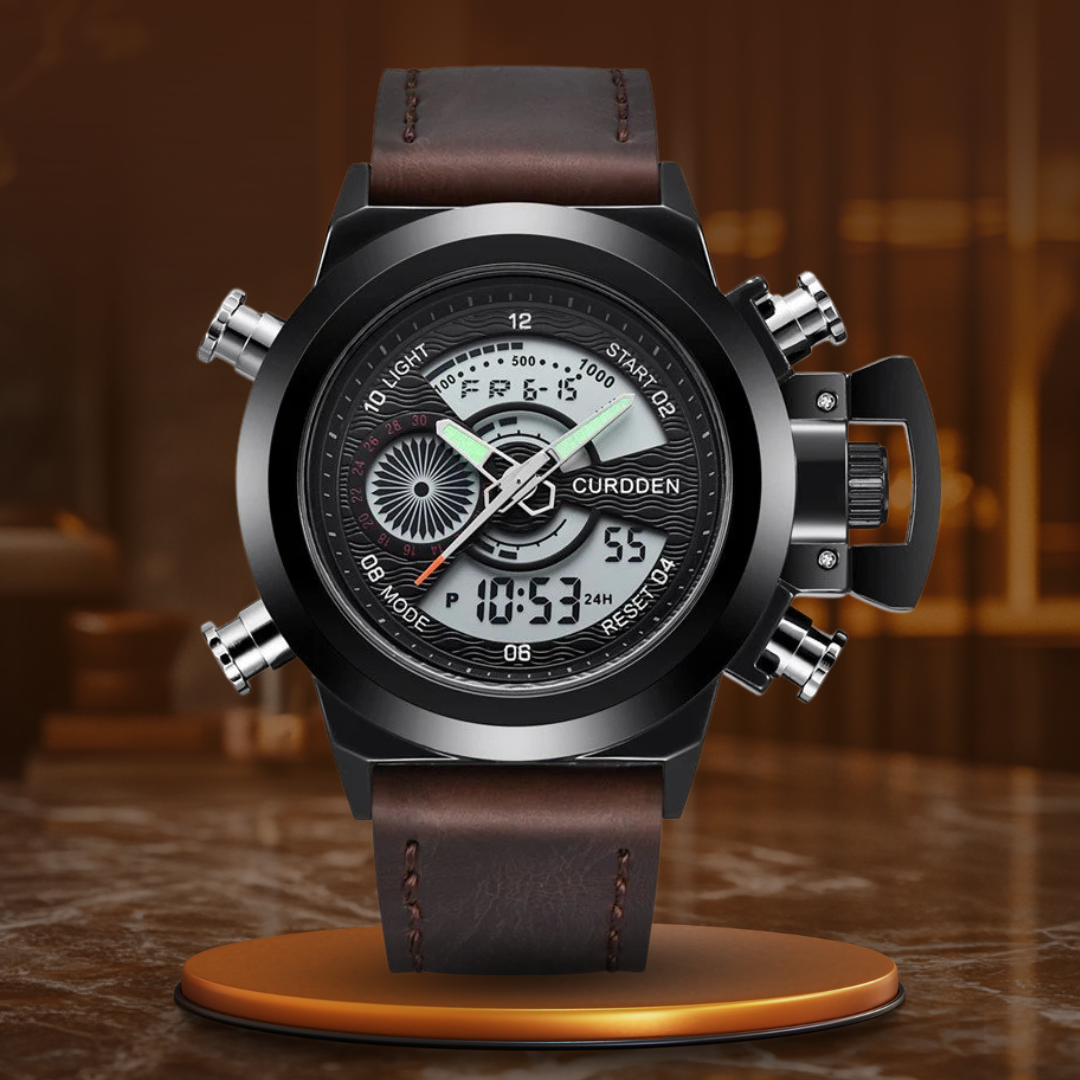 Orologio Chronografo di Moda a Doppio Tempo Ur™ Olsen & Olsen