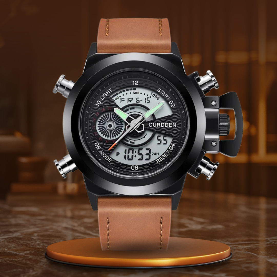 Orologio Chronografo di Moda a Doppio Tempo Ur™ Olsen & Olsen
