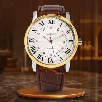 Orologio Automatico di Lusso in Pelle Completo™ - Olsen & Olsen