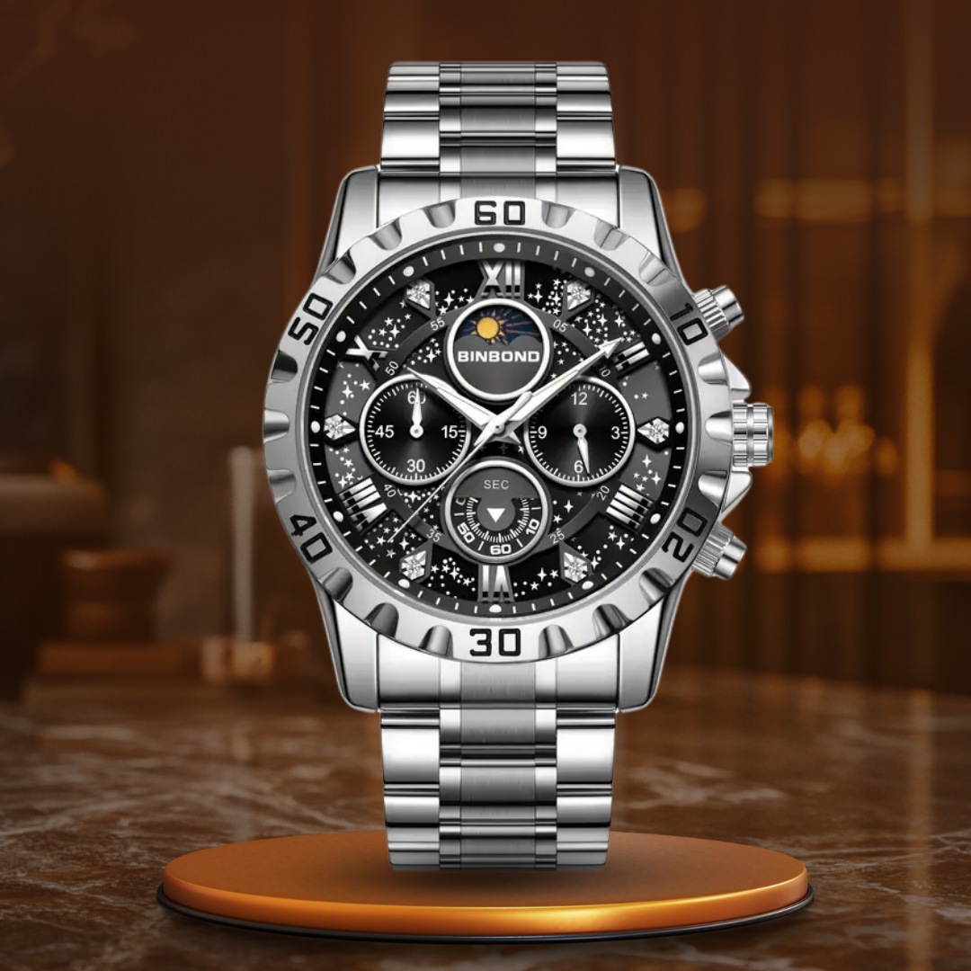 Orologio Cronografo di Lusso con Bracciale in Metallo™ - Olsen & Olsen