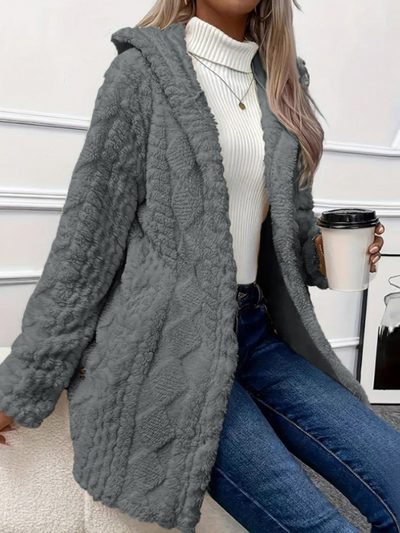 GIACCA CARDIGAN CON CAPPUCCIO LAURA