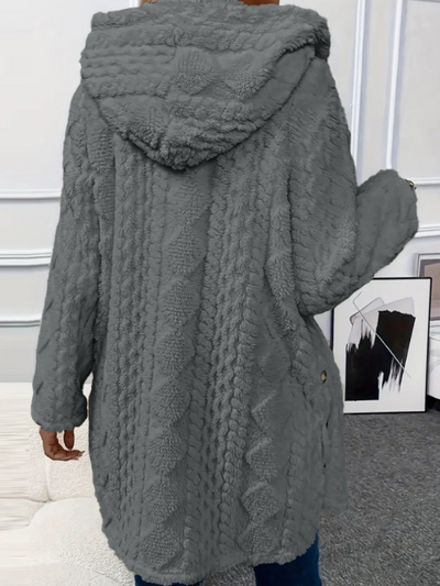 GIACCA CARDIGAN CON CAPPUCCIO LAURA