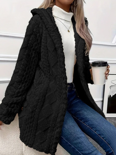 GIACCA CARDIGAN CON CAPPUCCIO LAURA