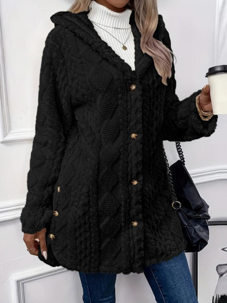 GIACCA CARDIGAN CON CAPPUCCIO LAURA