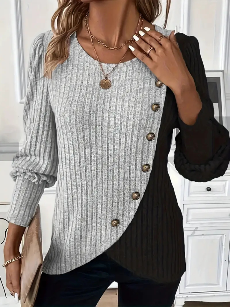 KAIA MAGLIA CASUAL A MANICHE LUNGHE