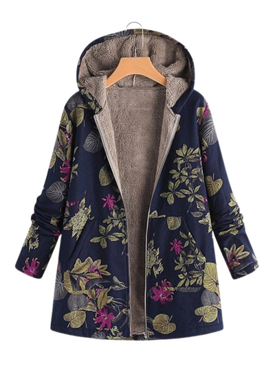 CAPPOTTO COZY STAMPATO AURORA