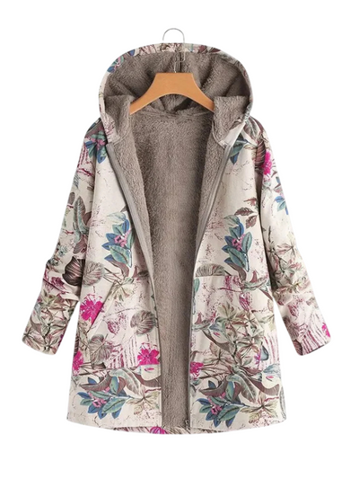 CAPPOTTO COZY STAMPATO AURORA