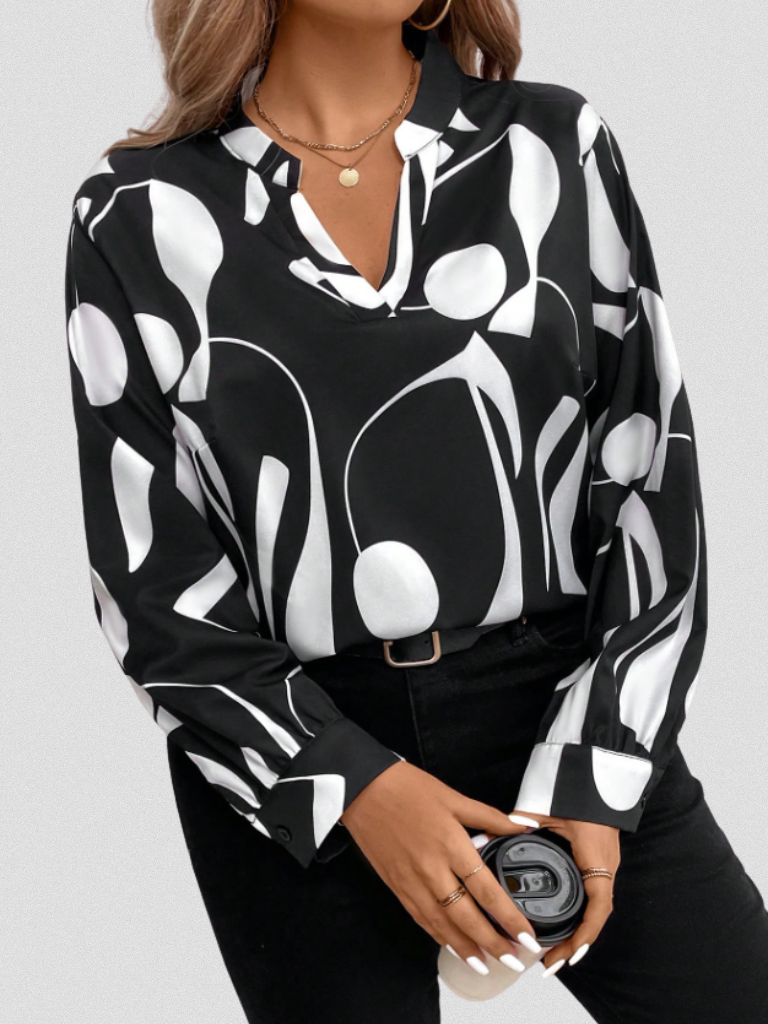 BLUSA LYRA IN SATIN