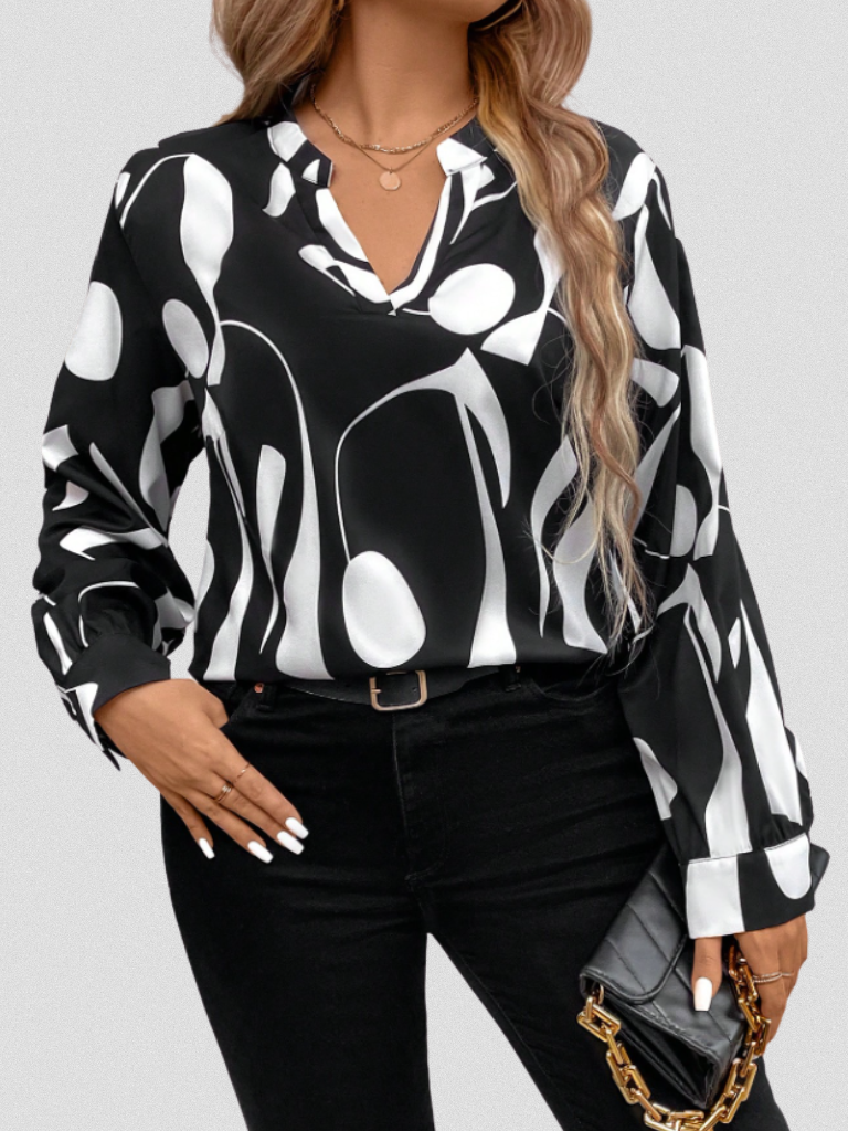 BLUSA LYRA IN SATIN