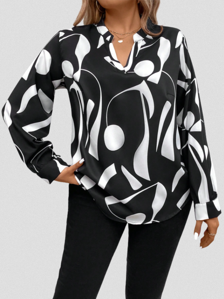 BLUSA LYRA IN SATIN