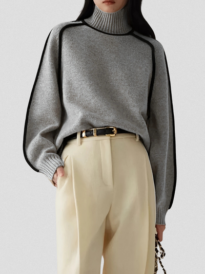 MAGLIONE ELOISE CON CONTRASTO