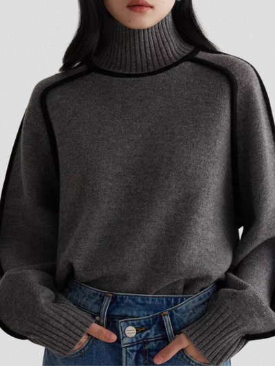 MAGLIONE ELOISE CON CONTRASTO