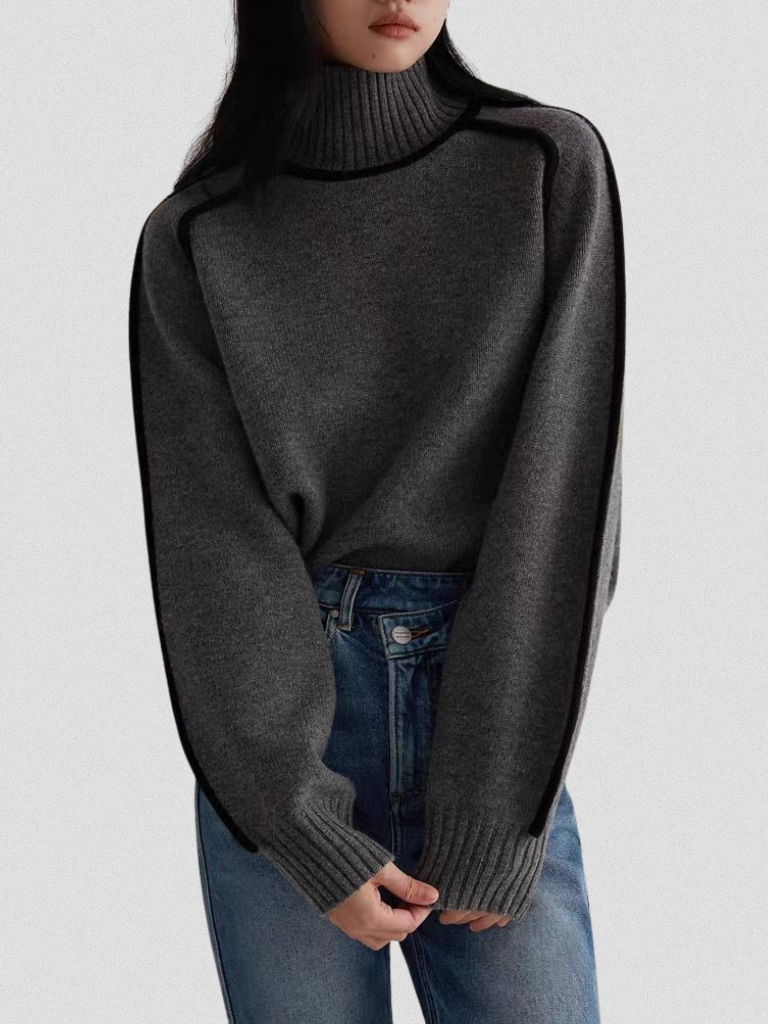 MAGLIONE ELOISE CON CONTRASTO