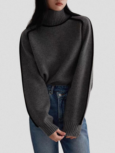 MAGLIONE ELOISE CON CONTRASTO