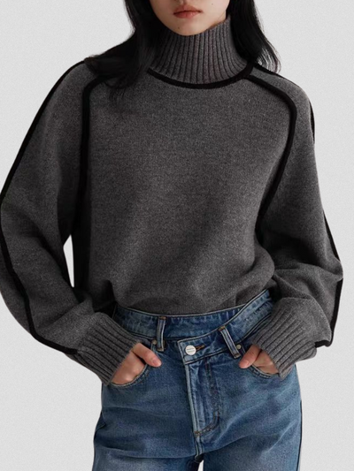 MAGLIONE ELOISE CON CONTRASTO