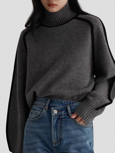 MAGLIONE ELOISE CON CONTRASTO