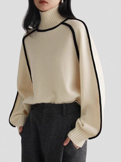 MAGLIONE ELOISE CON CONTRASTO