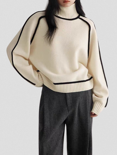 MAGLIONE ELOISE CON CONTRASTO