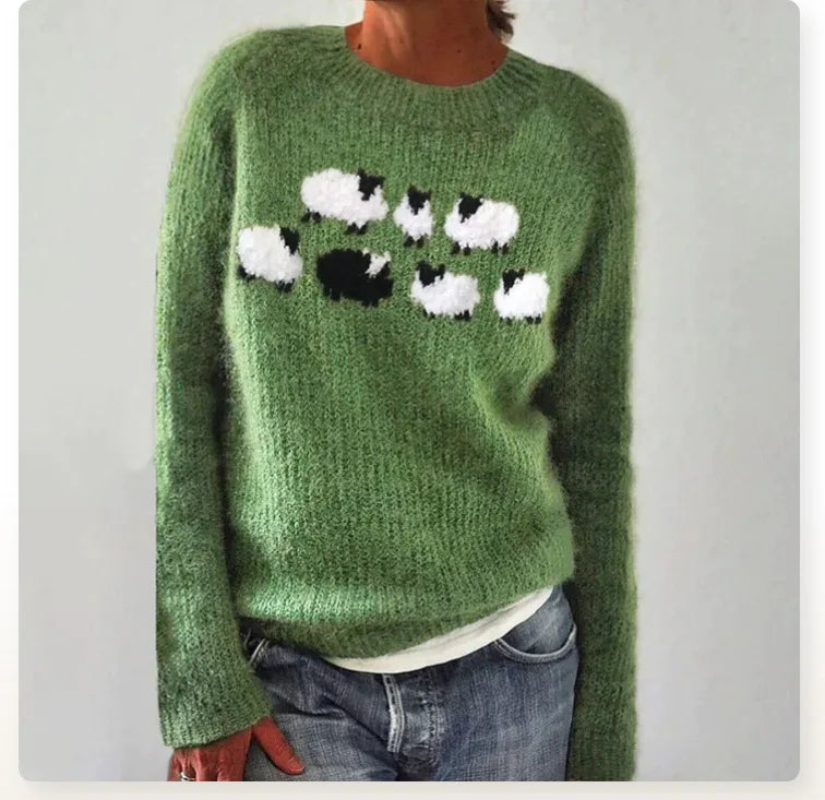 Lina™ - Maglione di Pecora Carino e Confortevole