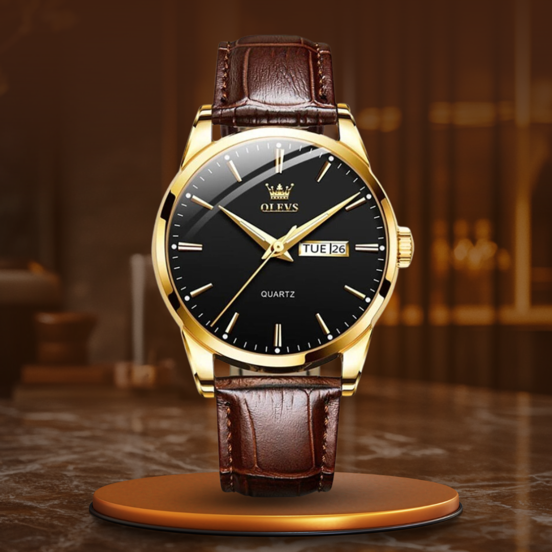 Orologio da uomo in pelle di lusso™ Olsen & Olsen
