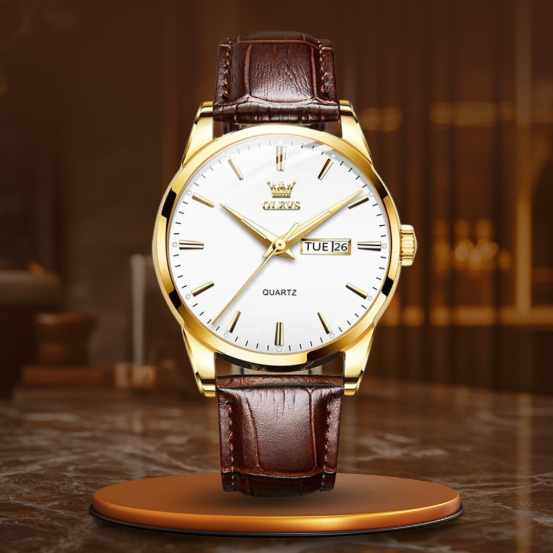 Orologio da uomo in pelle di lusso™ Olsen & Olsen