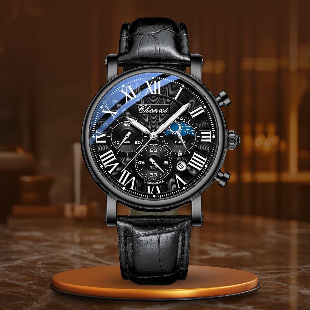 Orologio Quarzo con Cinturino in Pelle di Lusso™ - Olsen & Olsen