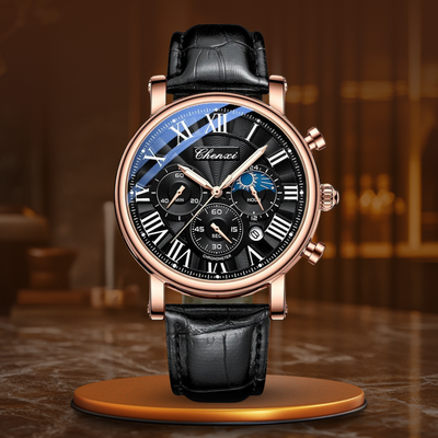 Orologio Quarzo con Cinturino in Pelle di Lusso™ - Olsen & Olsen