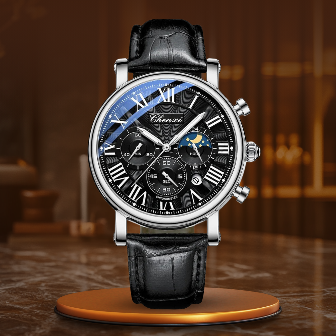 Orologio Quarzo con Cinturino in Pelle di Lusso™ - Olsen & Olsen