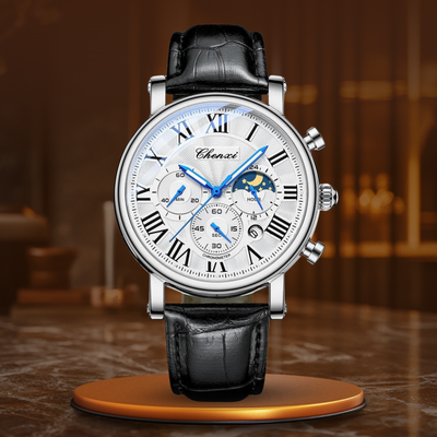 Orologio Quarzo con Cinturino in Pelle di Lusso™ - Olsen & Olsen