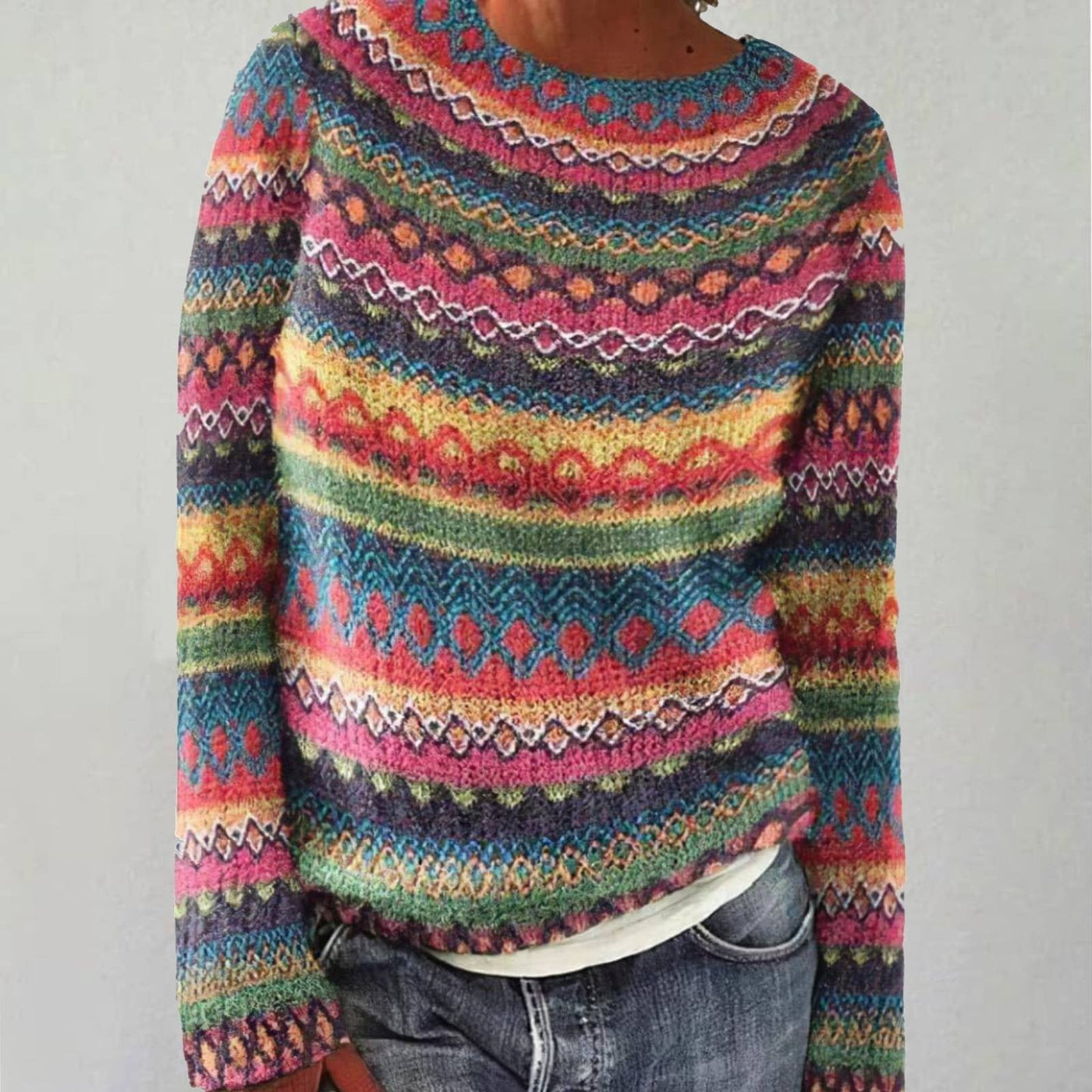Emma™ - Maglione Retro Accogliente